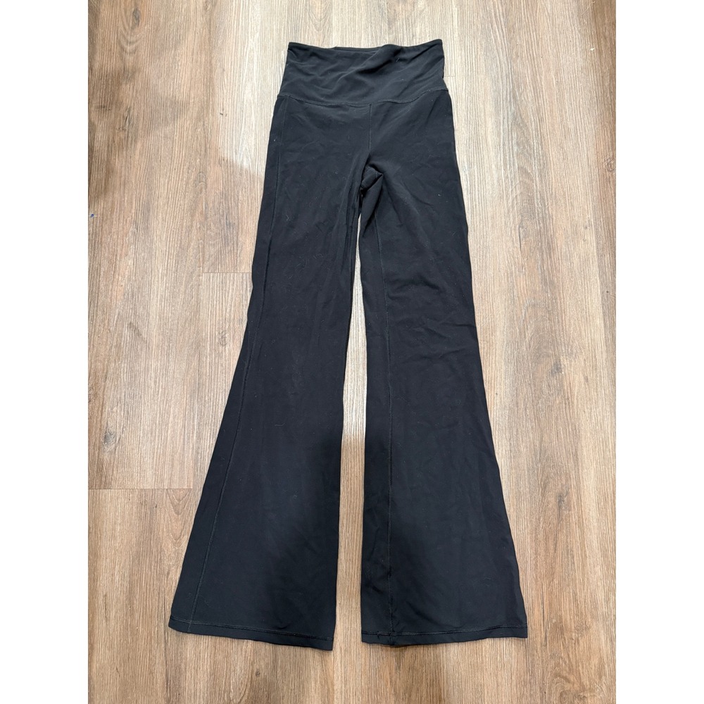 Athleta Elation Flare Pant Womens XS Black High Rise Yoga Leggings 31 Inseam